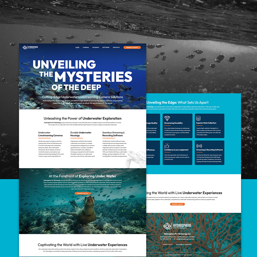 Hydrosphere Web Design Project